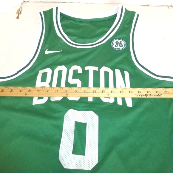 Nike Connect Jayson Tatum #0 Boston Celtics Swingman Jersey Size: 48 READ - Picture 6 of 7